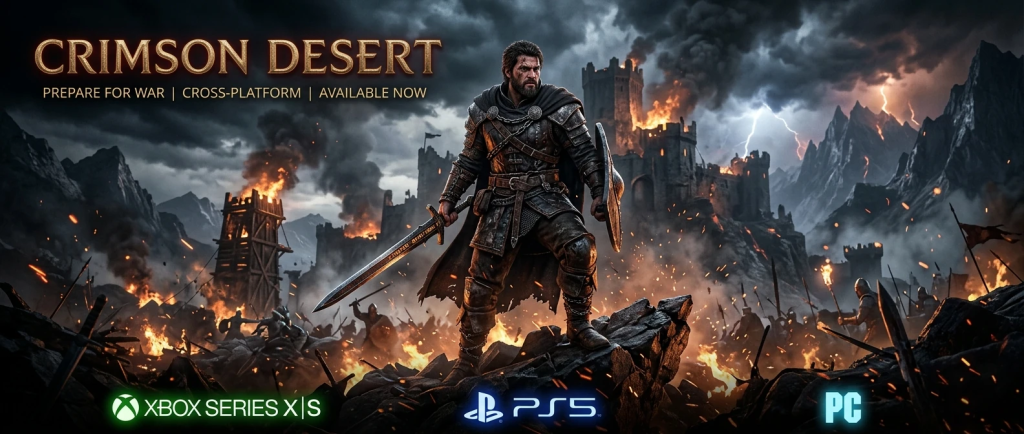 بازی‌Crimson Desert در پلتفرم های xbox, PS5 و‌pc