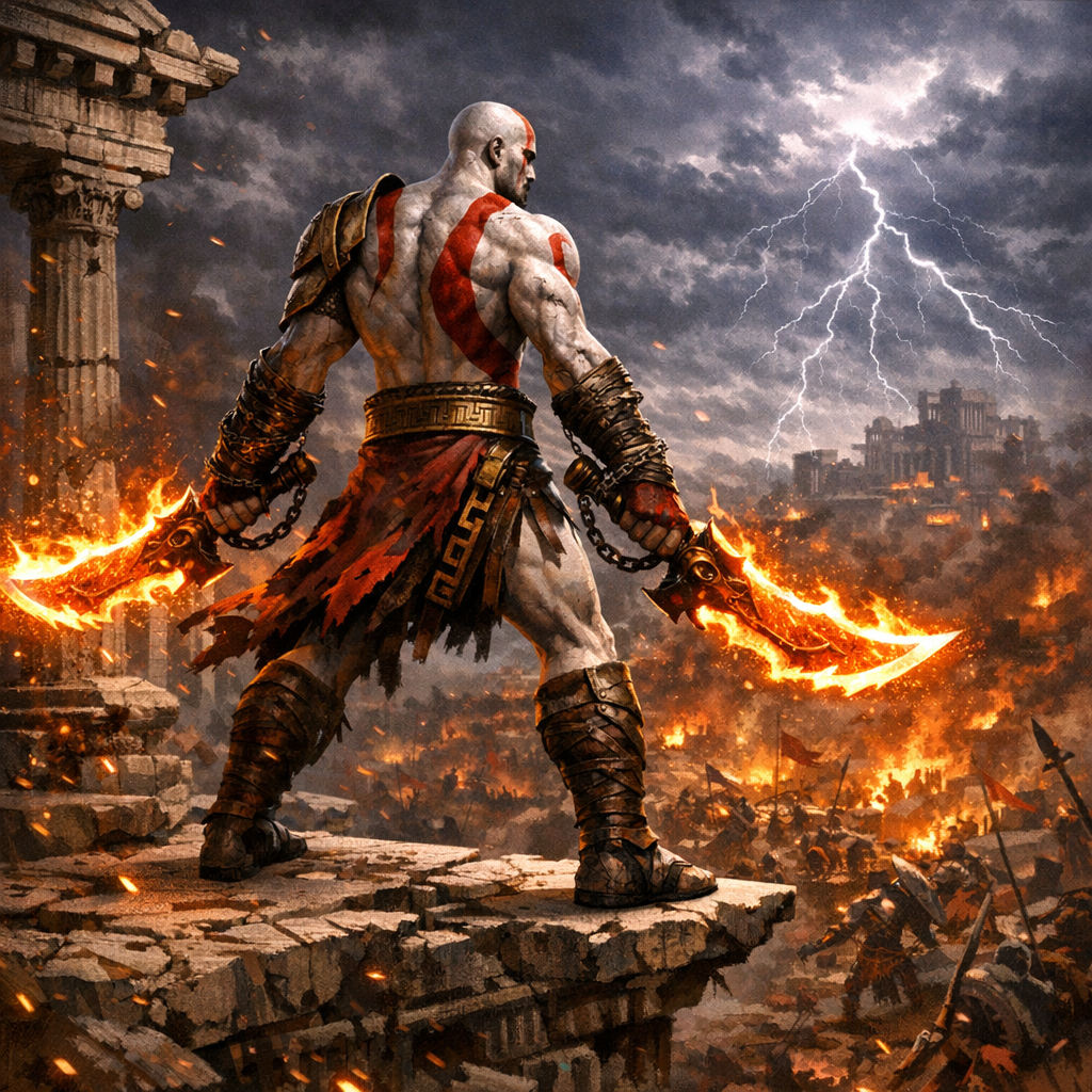 god of war Chains of Olympus 1 داستان بازی خدای جنگ زنجیرهای الیمپوس | God of War Chains of Olympus