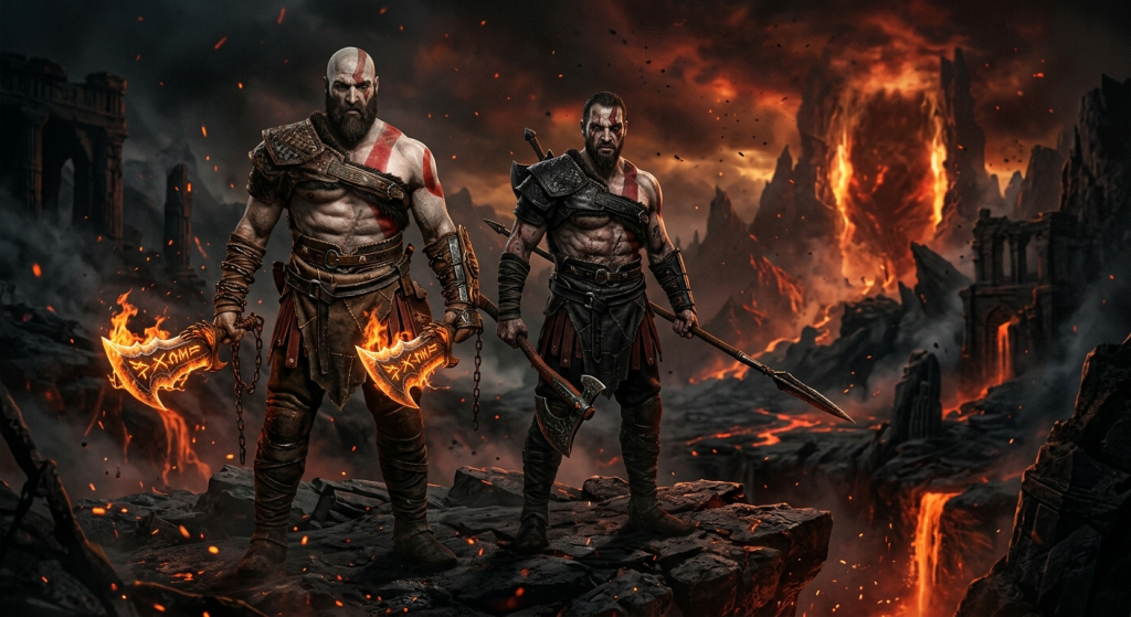 sparta 2 داستان بازی خدای جنگ روح اسپارتا | God of War Ghost of Sparta