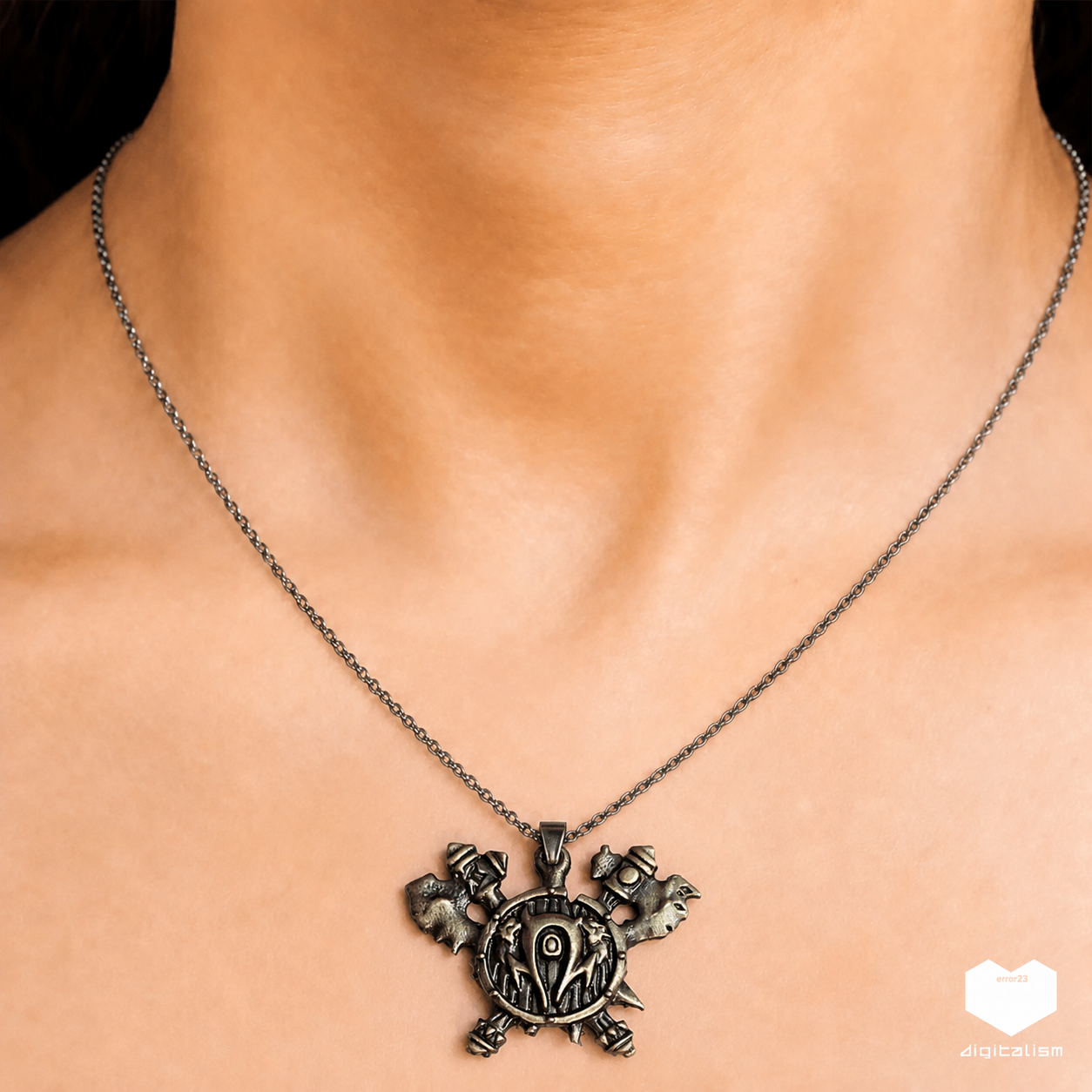گردنبند استیل نشان هورد (Horde) | World of Warcraft Necklace