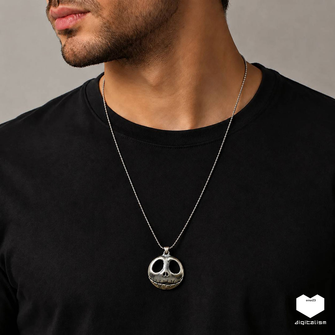 گردنبند جک اسکلینگتون (کابوس قبل از کریسمس) | Jack Skellington Necklace