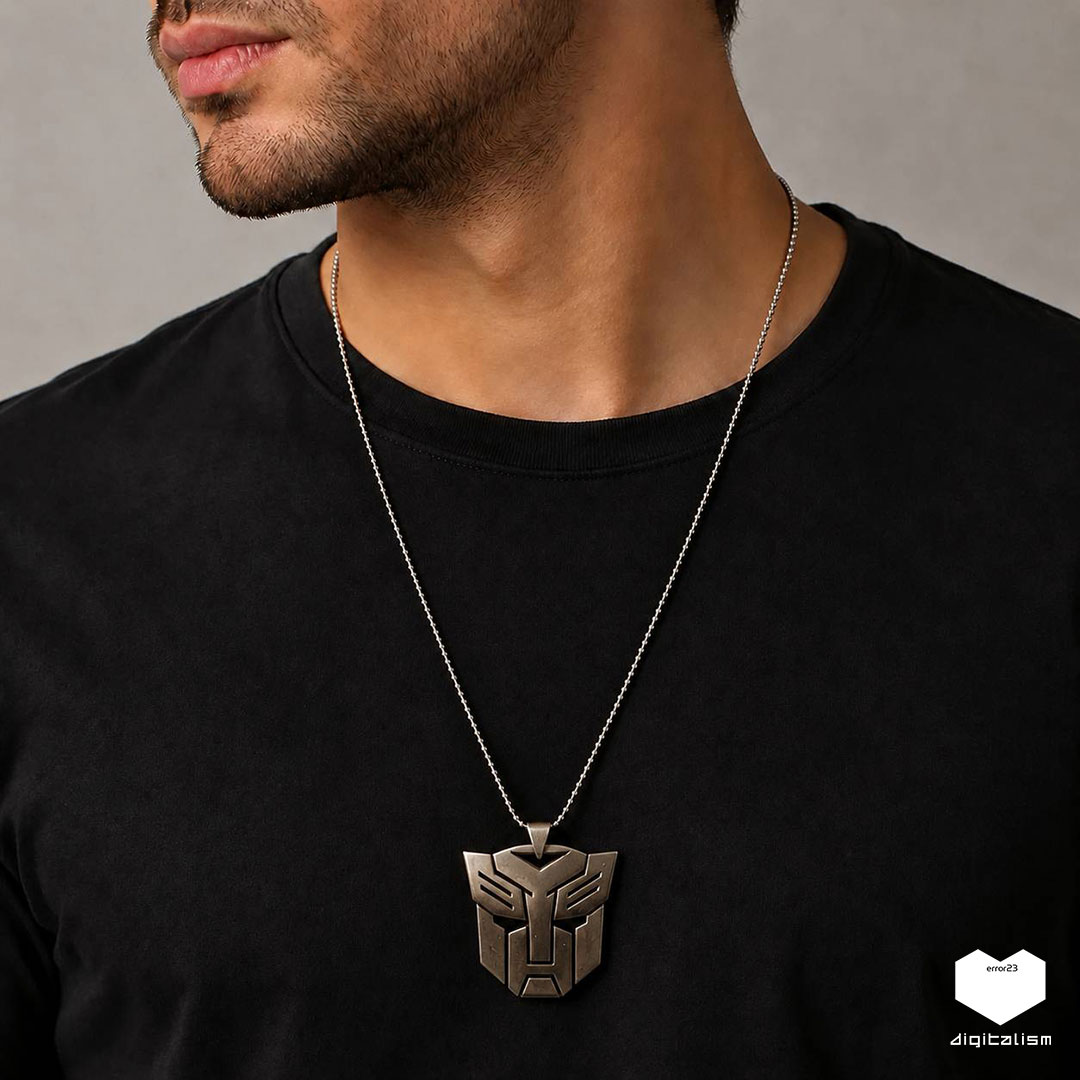 گردنبند استیل نشان آتوبات (ترنسفورمرز) | Transformers Autobots Necklace